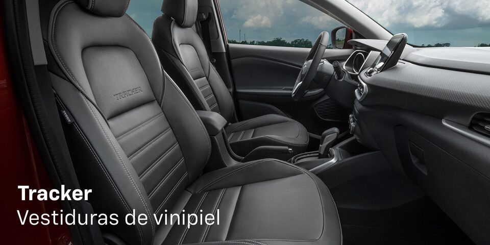 Accesorios Originales Chevrolet® Tracker Vestiduras de Vinipiel